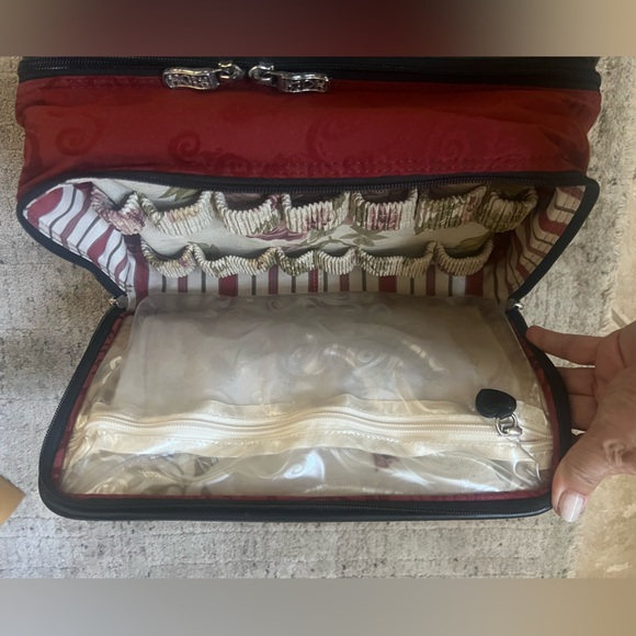 BRIGHTON Vintage Lansky Toiletry Cosmetic Travel Bag - **READ DESCRIPTION** - Picture 4 of 6